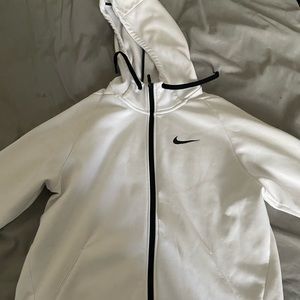 White dry fit Nike jacket